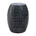 Black Moroccan Lace Stool
